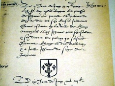 Adel-Urkunde von Jeanne d‘Arc