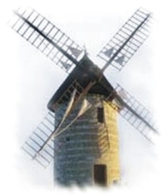 Mühlen in der Normandie: Windmühlen