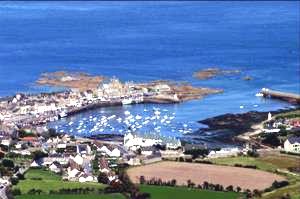 Barfleur Blick auf den Hafen