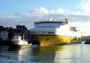 Dieppe Faehrhafen