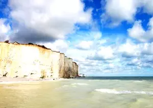 Steilküste - Falaise in der Normandie