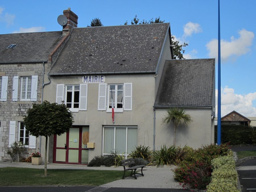 Mairie von Muneville-sur-Mer im Département Manche