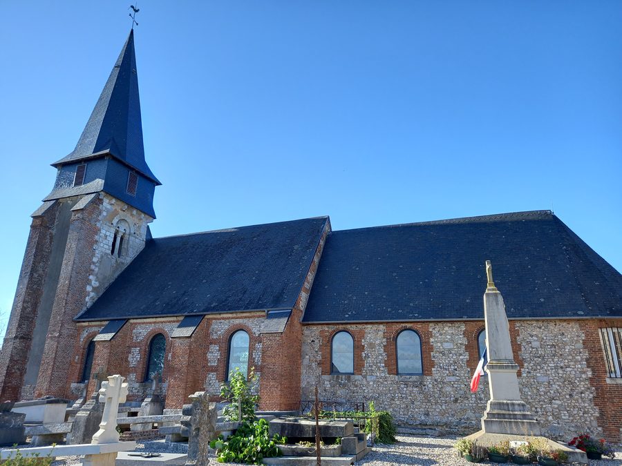 Kirche von Hugleville-en-Caux in der Normandie