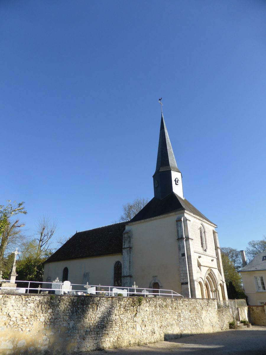 Außenansicht der Église Saint-Martin in Corbon im Département Orne