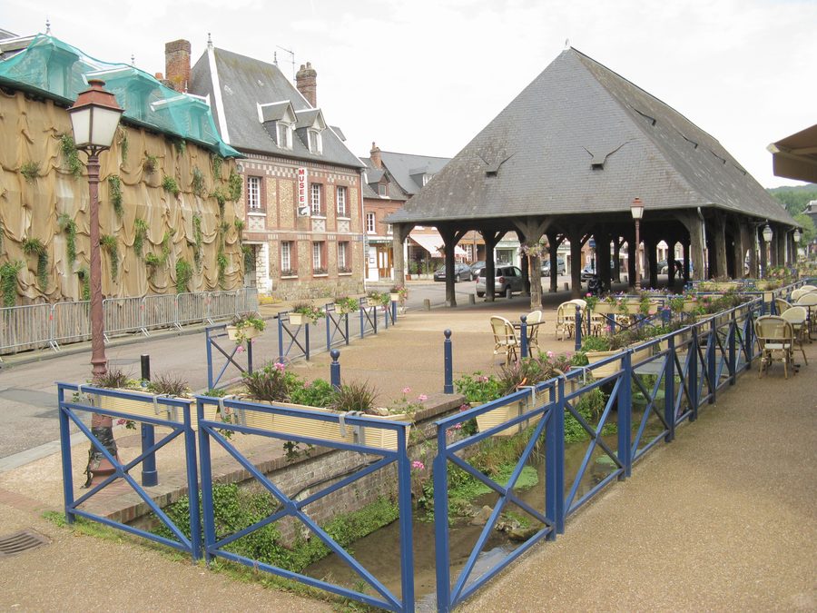 Ansicht von Clères im Département Seine-Maritime in der Normandie