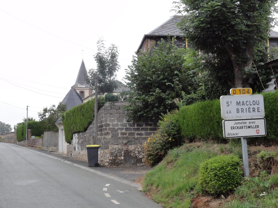 Entrée de Saint-Maclou-la-Brière en Seine-Maritime