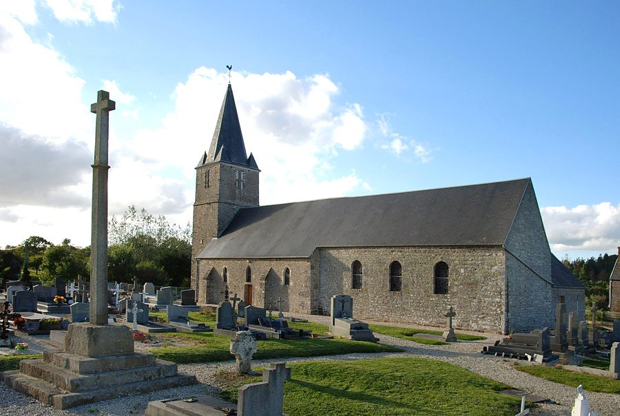 Église Saint-Nicolas de Placy-Montaigu, vue sud-est