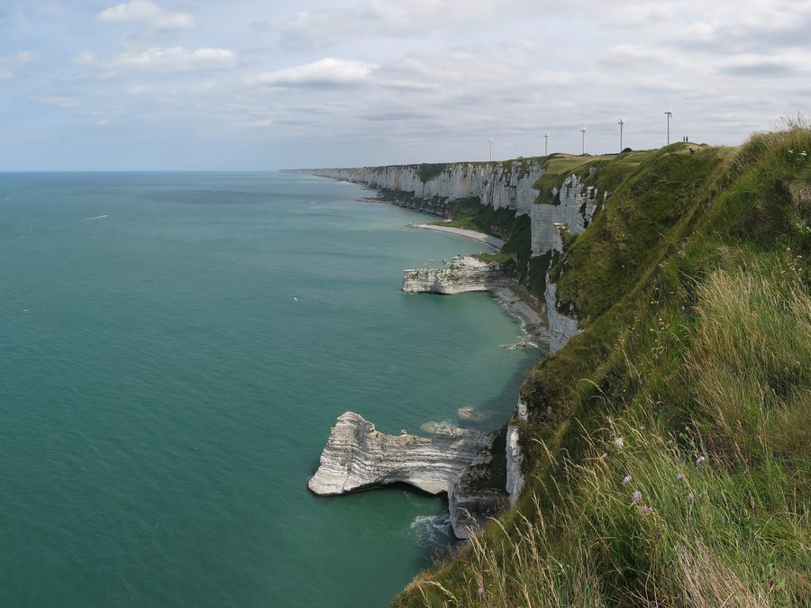 Alabasterküste bei Cap Fagnet in der Normandie