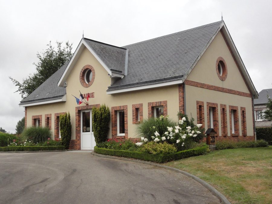 Mairie von Sausseuzemare-en-Caux im Département Seine-Maritime
