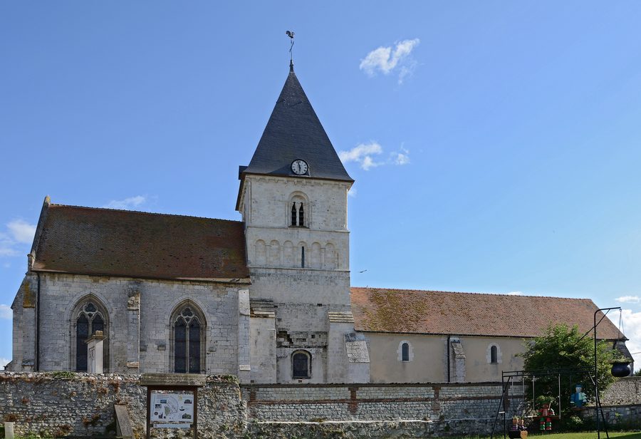 Kirche von Notre-Dame-de-Bliquetuit im Département Seine-Maritime