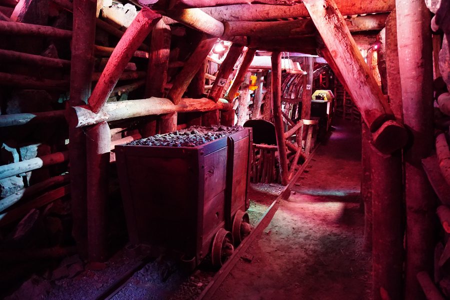 Galerie reconstituée du Musée de la mine du Molay-Littry