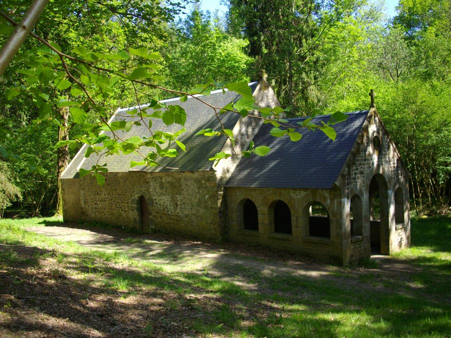 Kapelle Saint-Antoine im Wald von Andaines in der Normandie
