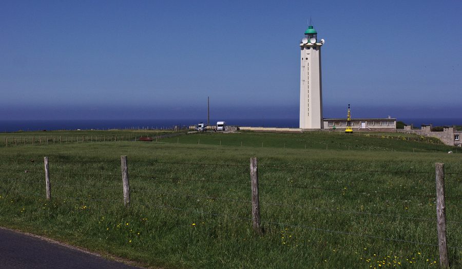Leuchtturm von La Poterie-Cap-d'Antifer an der Côte d'Albâtre