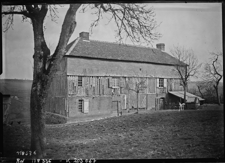 Historische Ferme du Beaumoncel in Camembert im Département Orne
