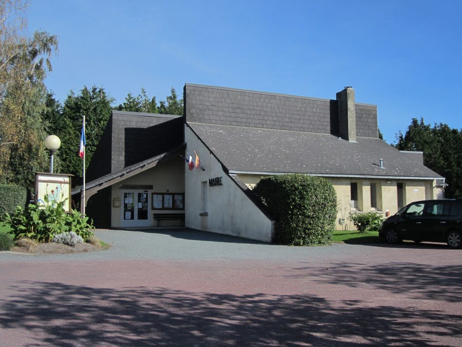 Rathaus von Bricqueville-la-Blouette im Département Manche