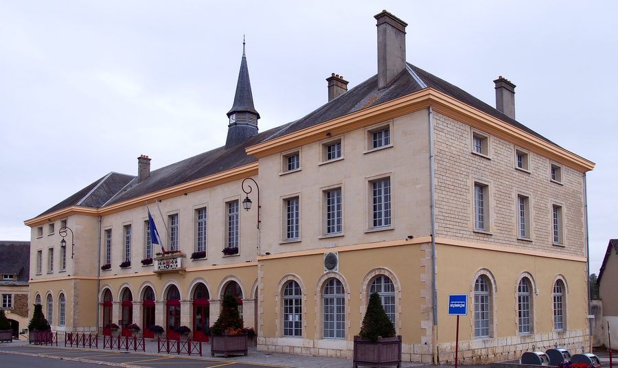 Hôtel de ville du Merlerault en Normandie
