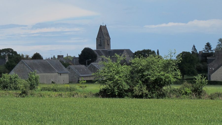 Ansicht von Valcanville im Département Manche