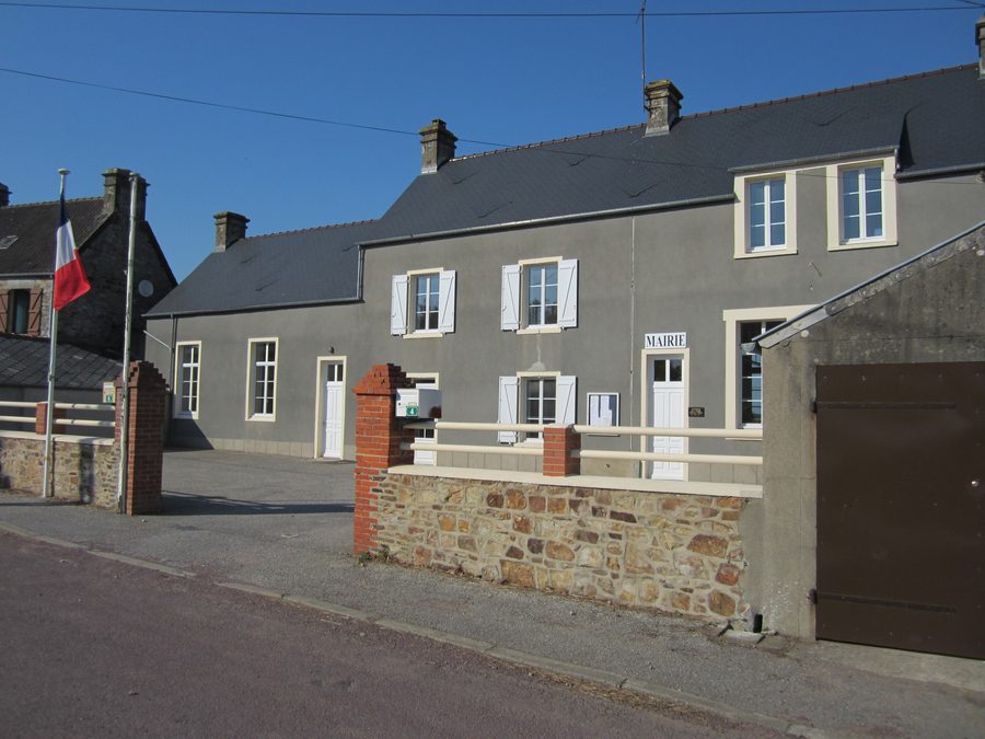 Rathaus von Fierville-les-Mines im Département Manche