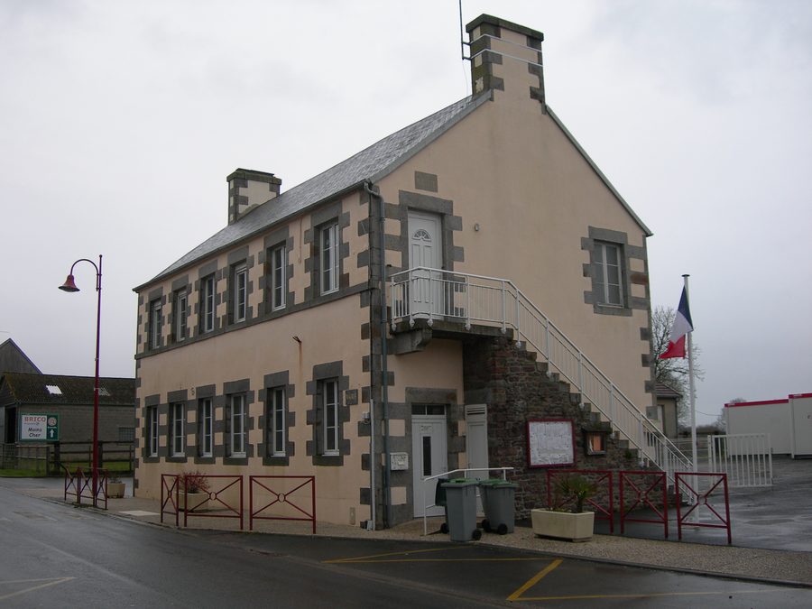 Rathaus von Le Loreur im Département Manche in der Normandie