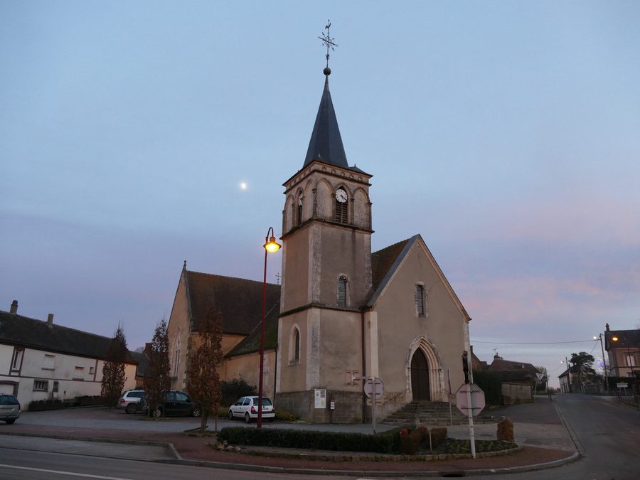 Saint-Maurice's church in Saint-Maurice-lès-Charencey, Orne, Normandy, France