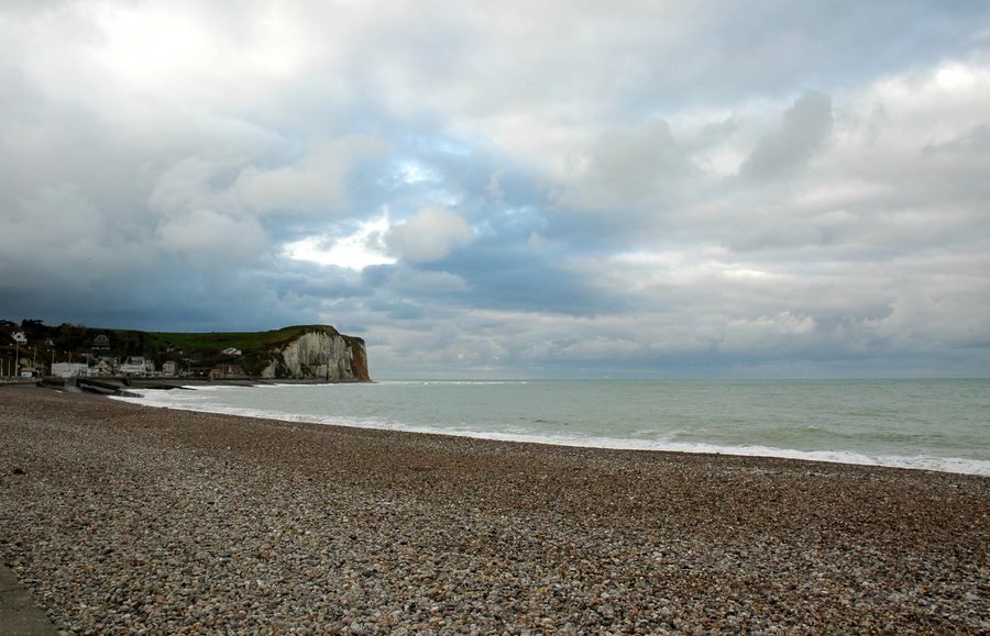 Plage de Veulettes-sur-Mer en Seine-Maritime