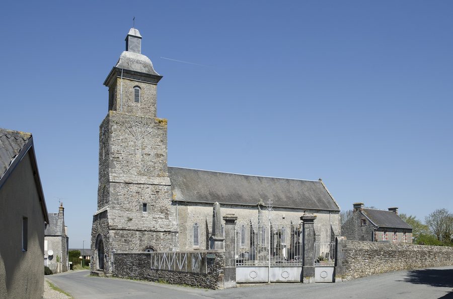 Saint-Gratien church in Hérenguerville, Manche, France