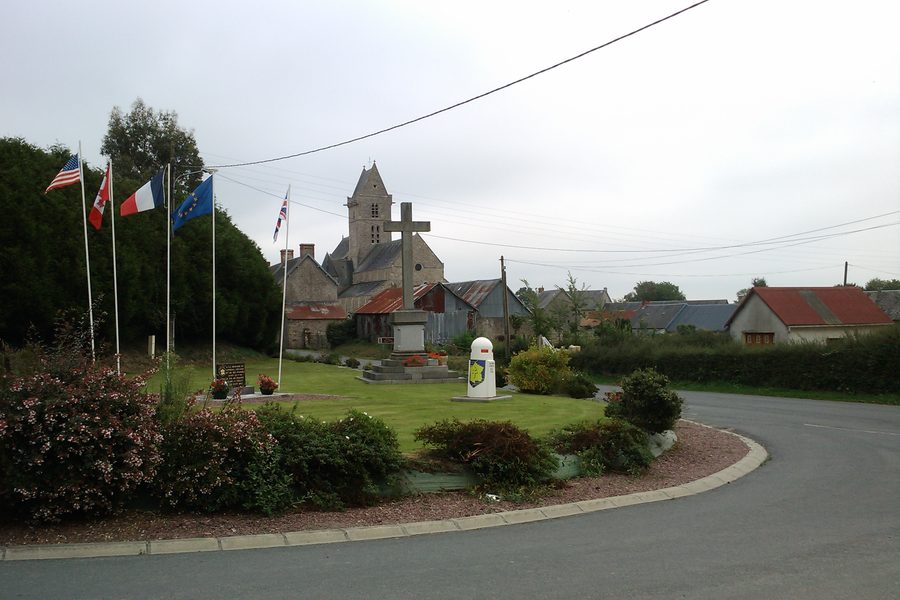 Vue sur Vesly (Manche)