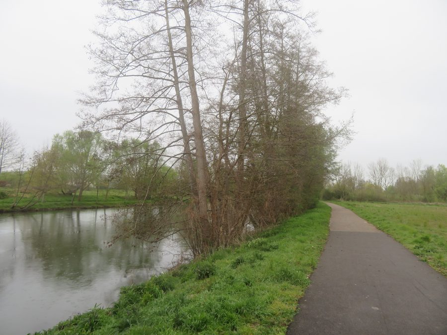 Voie verte Seine-Eure à Val-de-Reuil et l’Eure en aval de la gare