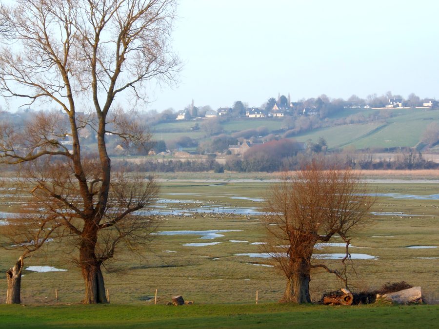 Havre de Regnéville, das Ästuar der Sienne bei Regnéville-sur-Mer in der Normandie