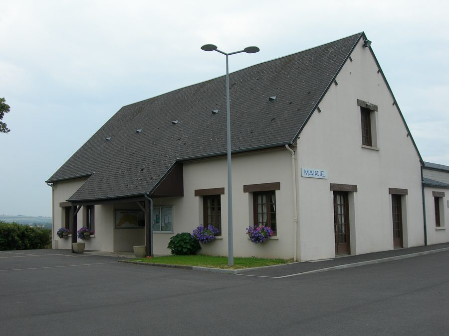 Rathaus von Giéville im Département Manche in der Normandie
