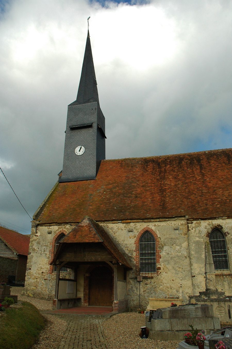 Église Saint-Martin in Bouelles im Département Seine-Maritime
