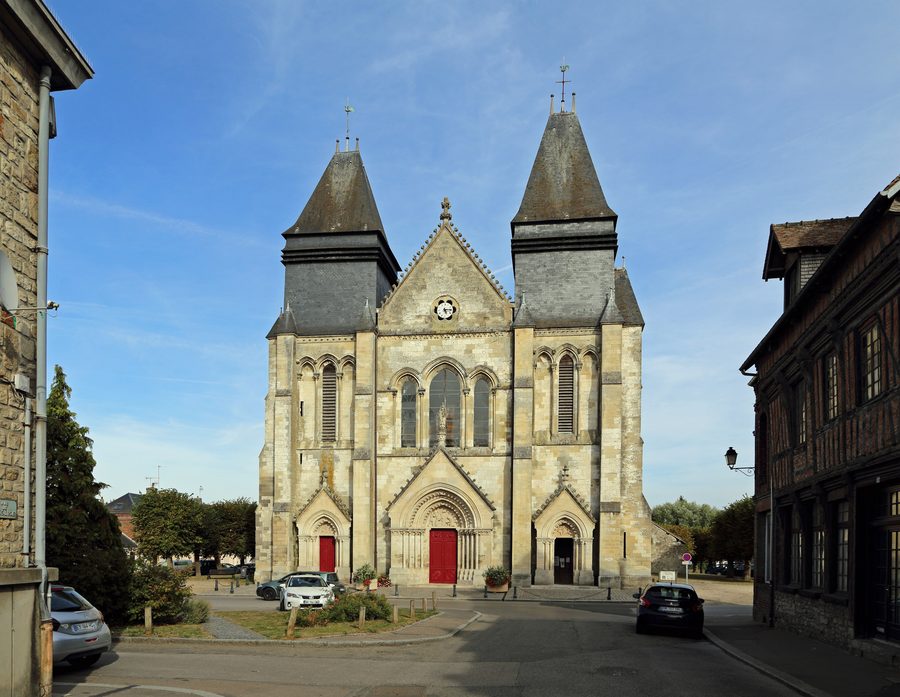 Saint-Hildevert-Kirche in Gournay-en-Bray, Normandie