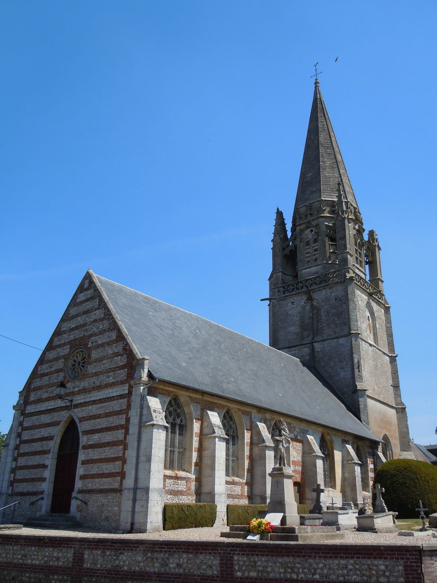 Kirche Notre-Dame in Valliquerville in der Normandie