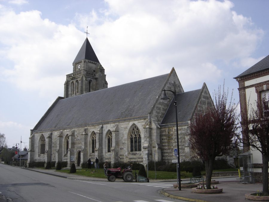 Église d'Épaignes dans l'Eure, en France