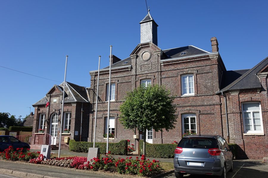 Mairie de Beauvoir-en-Lyons, Seine-Maritime, France