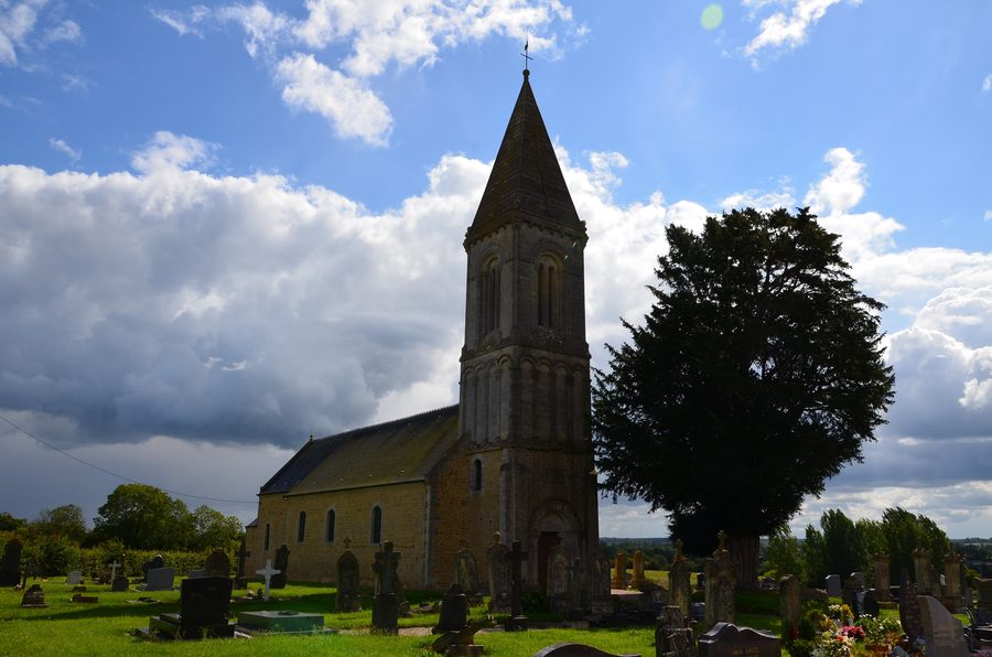 Église Saint-Marcouf in Saint-Marcouf im Département Calvados