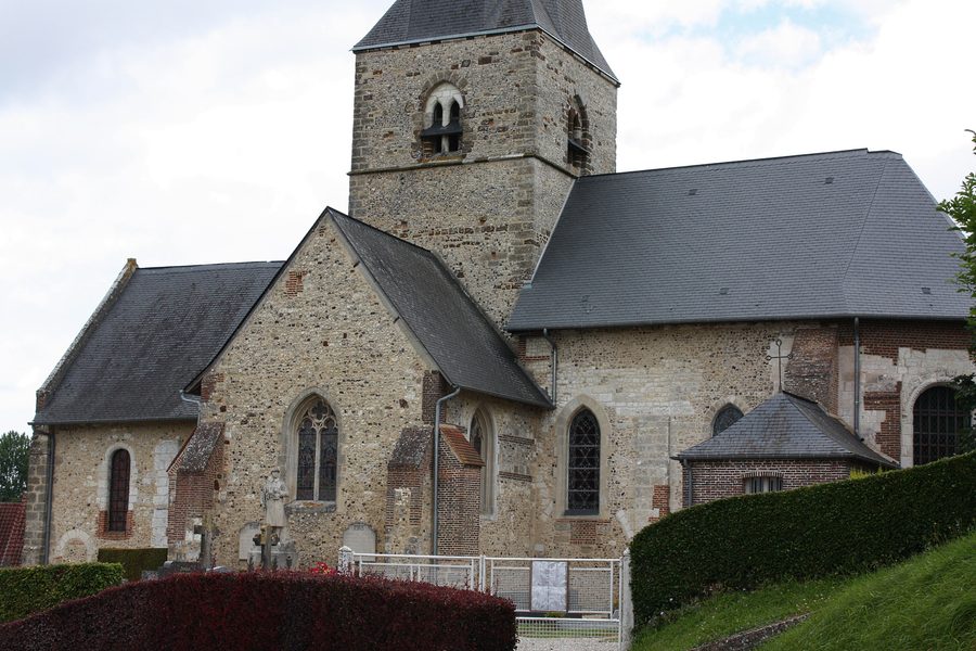 Ansicht der Église Sainte-Beuve in Sainte-Beuve-en-Rivière