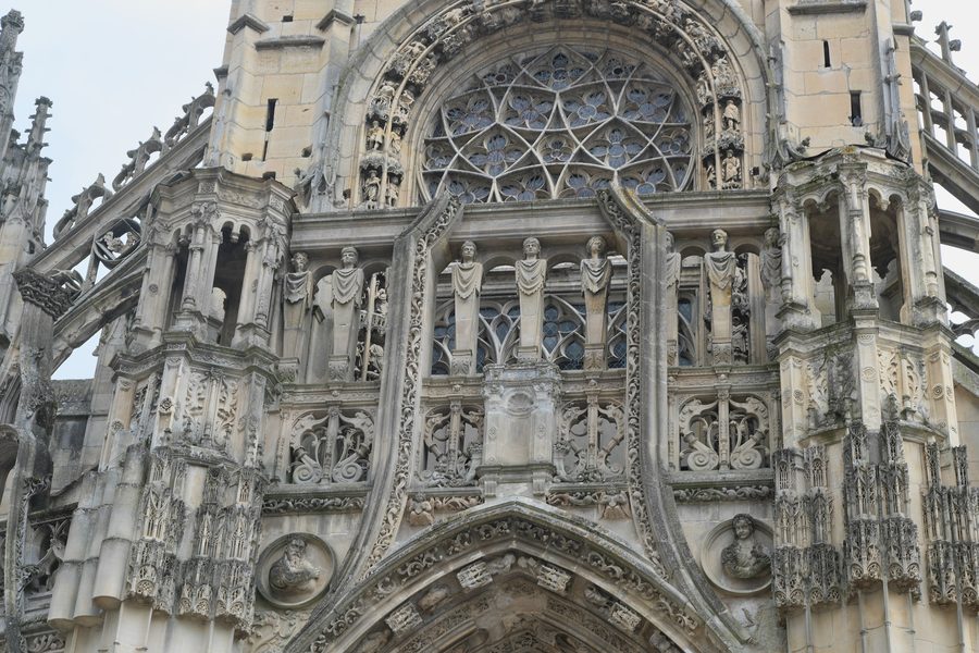 Kirche Notre-Dame in Caudebec-en-Caux im Département Seine-Maritime in der Normandie