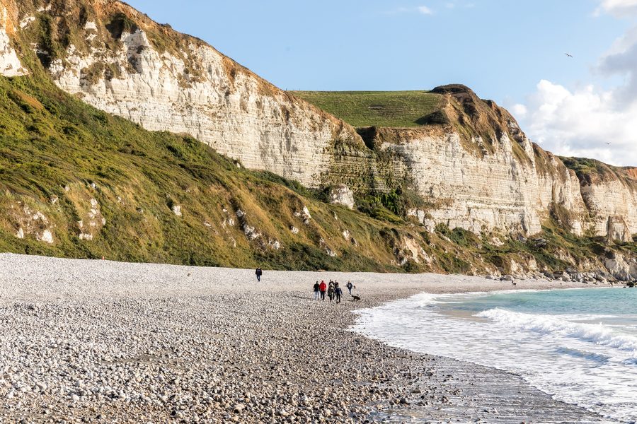 Cliffs and beach of Saint-Jouin-Bruneval