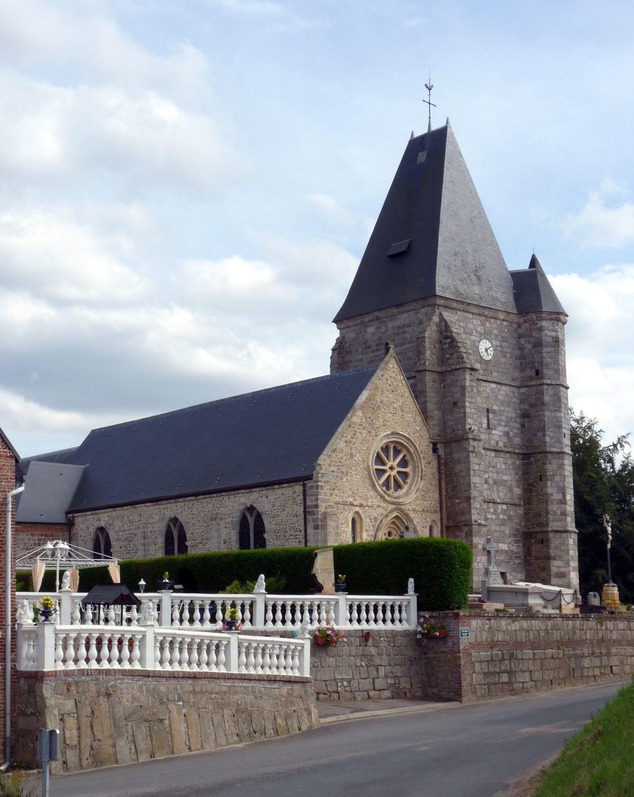 Église Saint-Martin de Drosay en Normandie