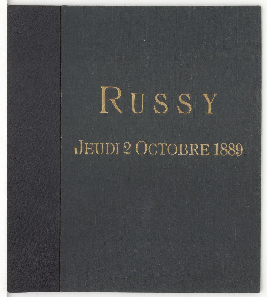 Vue historique de Russy dans le Calvados, en Normandie
