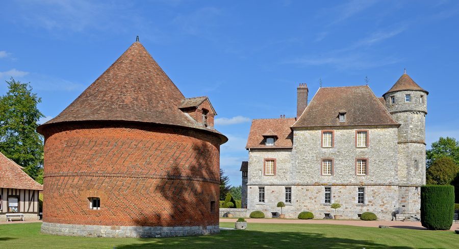 Castle of Vascœuil, Eure, Normandy, France