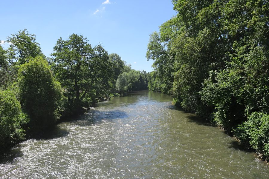 Die Eure nahe Breuilpont und Merey
