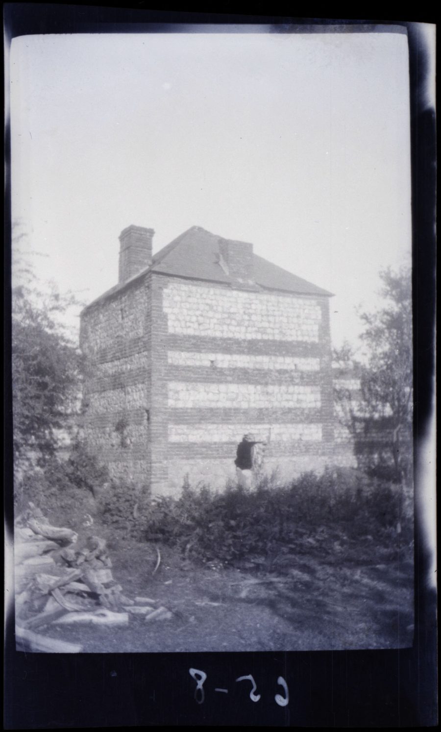 Bâtiment ressemblant à un colombier à la ferme Sautreuil au Tôt, à Ingouville