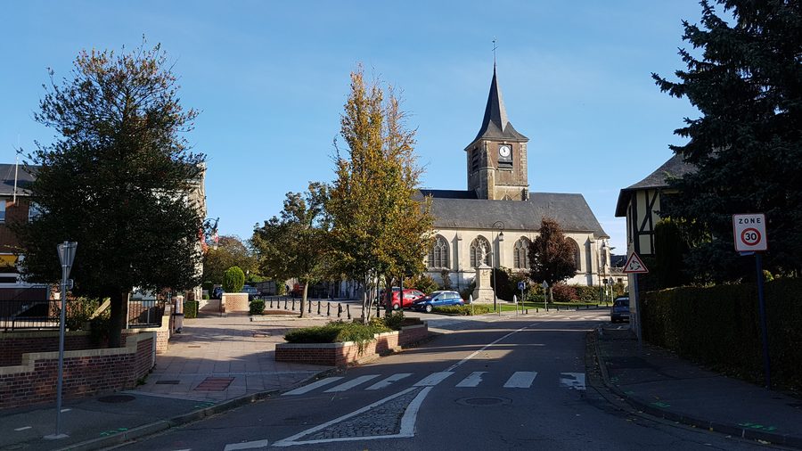 Centre-bourg d'Isneauville