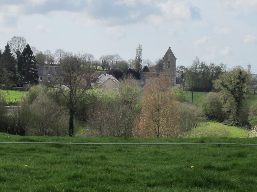 Vue du village de La Mouche dans la Manche