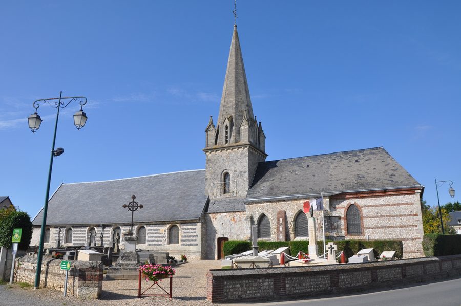 Kirche von Vattetot-sur-Mer im Département Seine-Maritime