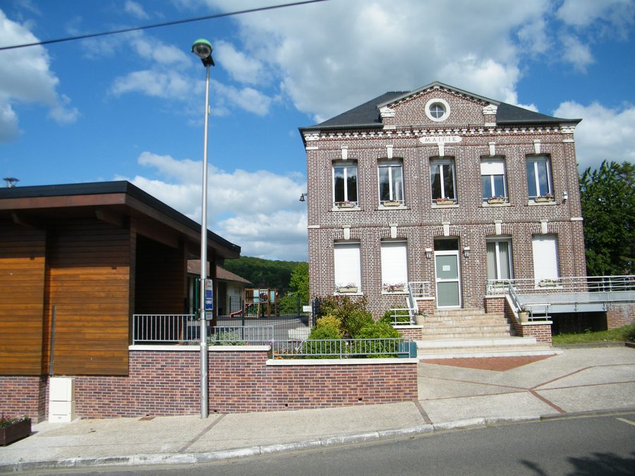 Mairie von Saint-Pierre-en-Val im Département Seine-Maritime