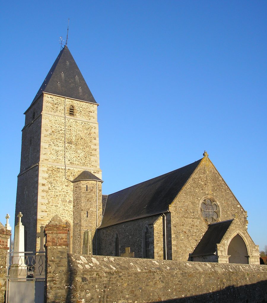 Église Saint-Lô de Courcy dans la Manche, en Normandie