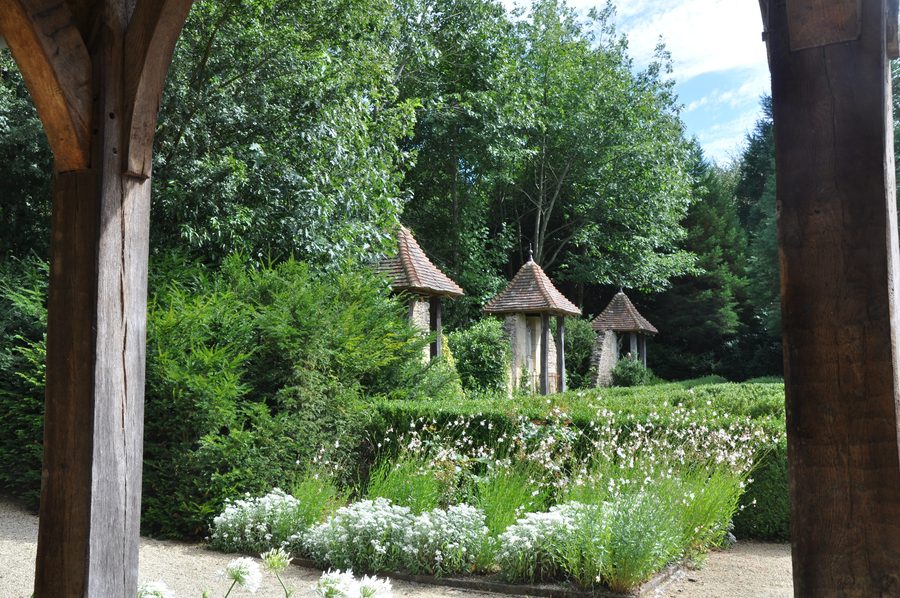 Garten und pflanzlicher Irrgarten in Cambremer